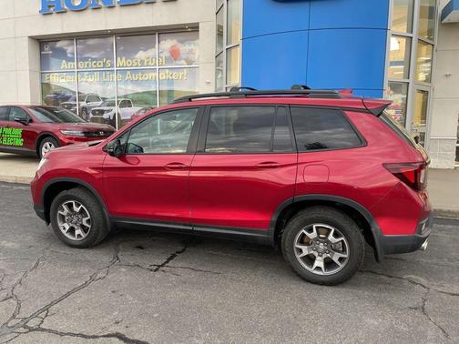 Radiant Red Metallic II 2023 Honda Passport AWD TrailSport