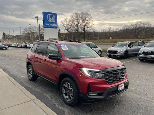Radiant Red Metallic II 2023 Honda Passport AWD TrailSport
