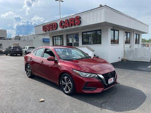 Scarlet Ember Tintcoat 2023 Nissan Sentra SV
