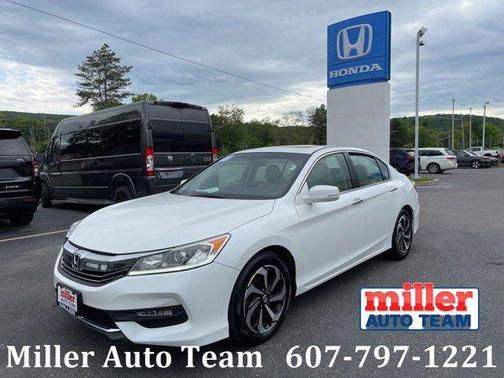 White Orchid Pearl 2017 Honda Accord EX-L