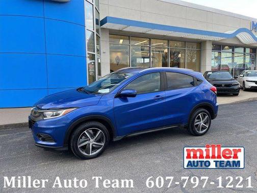 Aegean Blue Metallic 2021 Honda HR-V EX