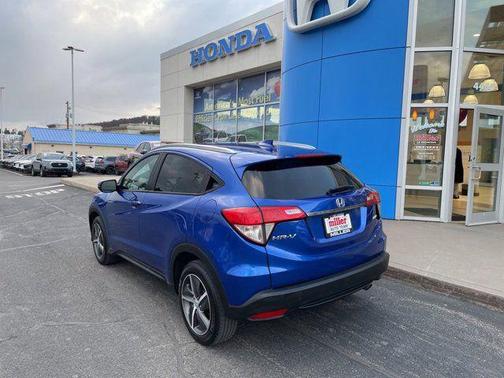 Aegean Blue Metallic 2021 Honda HR-V EX