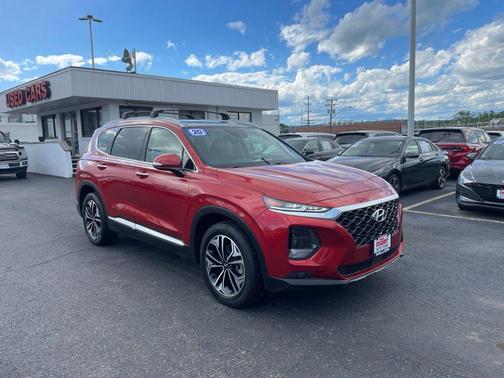 Lava Orange 2020 Hyundai SANTA FE SEL 2.4