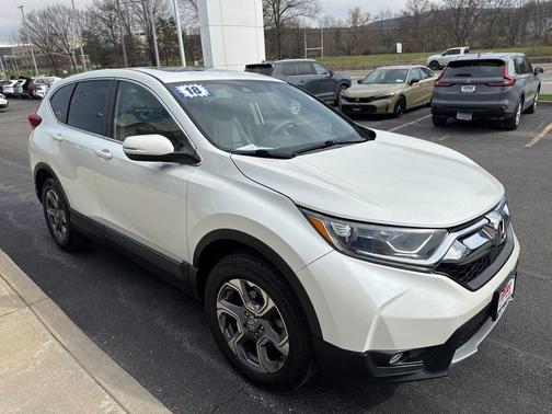 White Diamond Pearl 2018 Honda CR-V EX