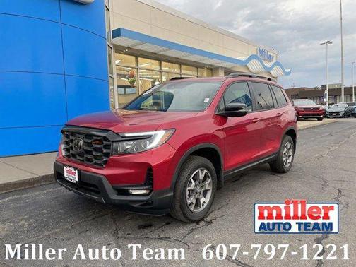Radiant Red Metallic II 2023 Honda Passport AWD TrailSport