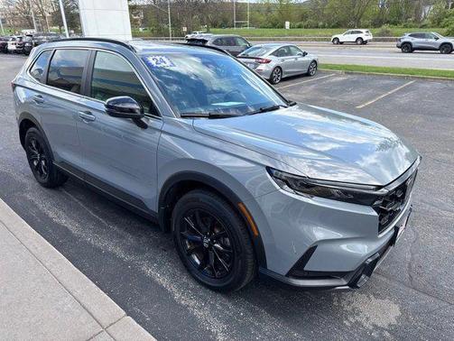 Gray 2024 Honda CR-V Hybrid Sport AWD