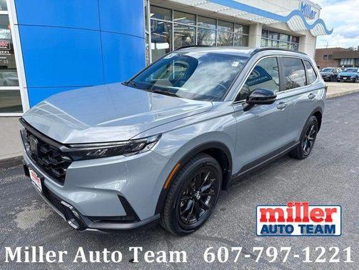 Gray 2024 Honda CR-V Hybrid Sport AWD