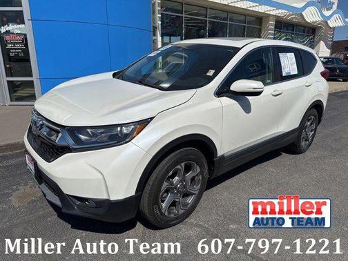 White Diamond Pearl 2018 Honda CR-V EX-L