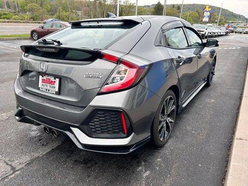 Gray 2018 Honda Civic Sport Touring