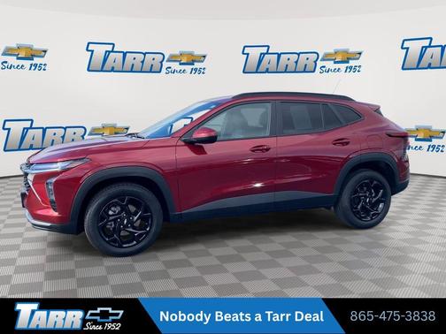 Crimson Metallic 2025 Chevrolet Trax LT