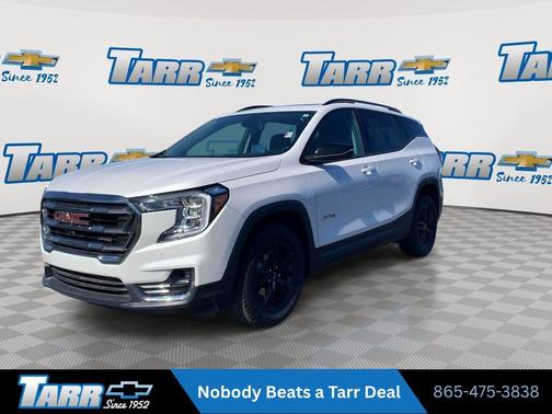 White Frost Tricoat 2024 GMC Terrain AWD AT4