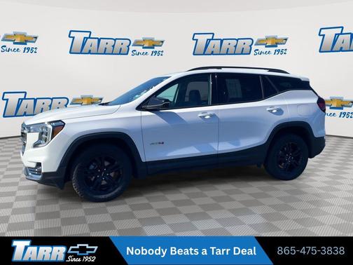 White Frost Tricoat 2024 GMC Terrain AWD AT4