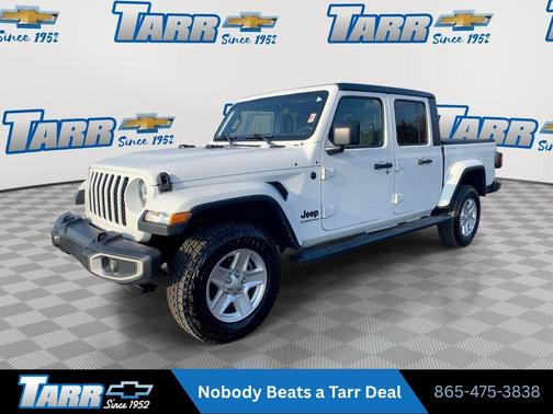 Bright White Clearcoat 2023 Jeep Gladiator Sport S