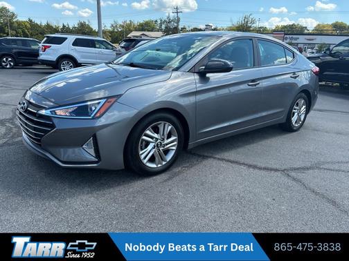 Machine Gray 2019 Hyundai ELANTRA SEL