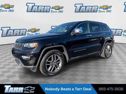 Diamond Black Crystal Pearlcoat 2018 Jeep Grand Cherokee Limited