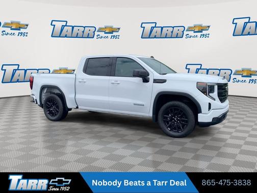 Summit White 2024 GMC Sierra 1500 Elevation