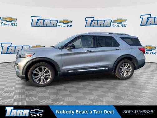 Iconic Silver Metallic 2022 Ford Explorer Limited