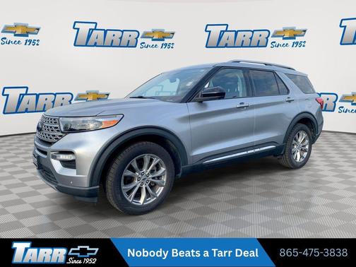 Iconic Silver Metallic 2022 Ford Explorer Limited