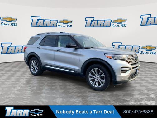 Iconic Silver Metallic 2022 Ford Explorer Limited