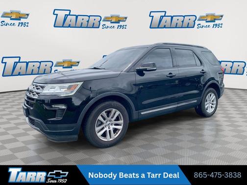 Shadow Black 2018 Ford Explorer XLT