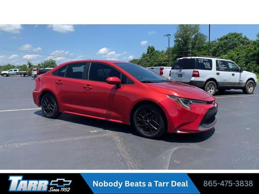 Barcelona Red Metallic 2020 Toyota Corolla LE
