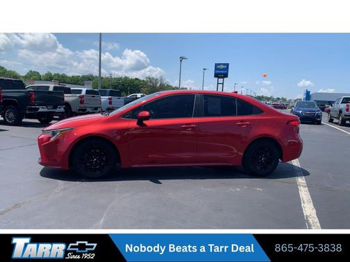 Barcelona Red Metallic 2020 Toyota Corolla LE