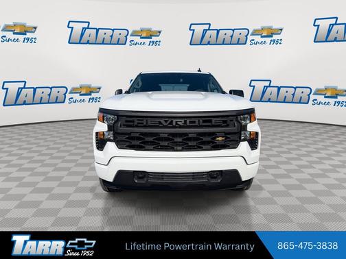 Summit White 2026 Chevrolet Silverado 1500 Custom