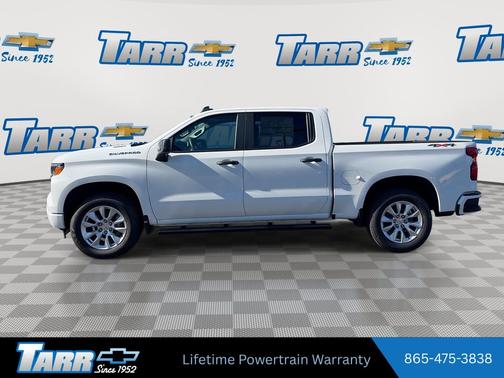 Summit White 2026 Chevrolet Silverado 1500 Custom