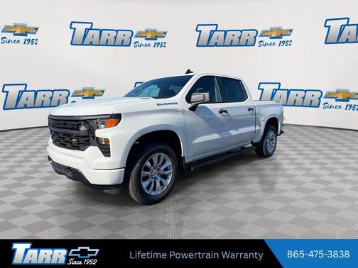 Summit White 2026 Chevrolet Silverado 1500 Custom
