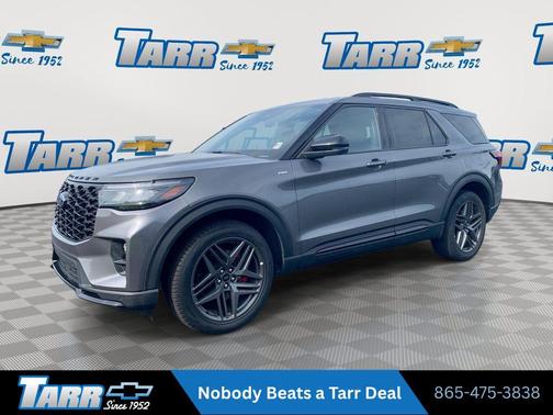 Carbonized Gray Metallic 2025 Ford Explorer ST-Line