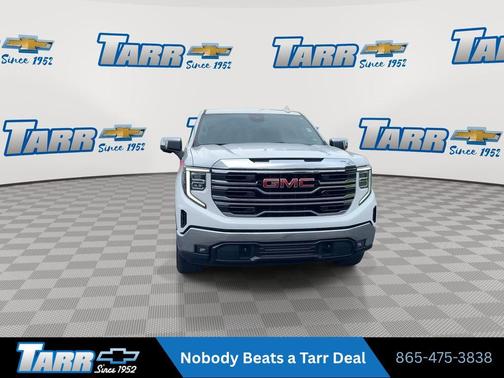 Summit White 2025 GMC Sierra 1500 SLT