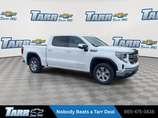 Summit White 2025 GMC Sierra 1500 SLT