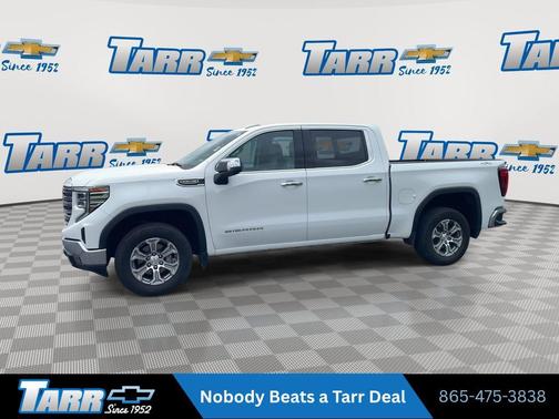 Summit White 2025 GMC Sierra 1500 SLT