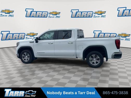 Summit White 2025 GMC Sierra 1500 SLT