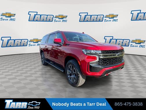 Cherry Red Tintcoat 2022 Chevrolet Suburban 4WD Z71