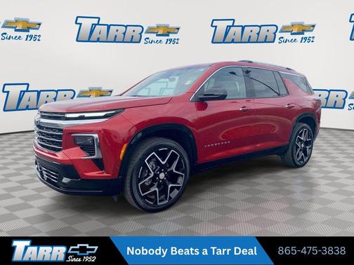 Radiant Red Tintcoat 2025 Chevrolet Traverse High Country