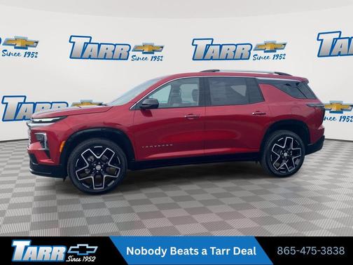 Radiant Red Tintcoat 2025 Chevrolet Traverse High Country