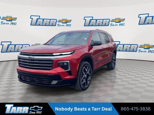 Radiant Red Tintcoat 2025 Chevrolet Traverse High Country