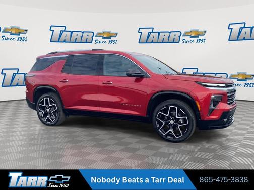 Radiant Red Tintcoat 2025 Chevrolet Traverse High Country