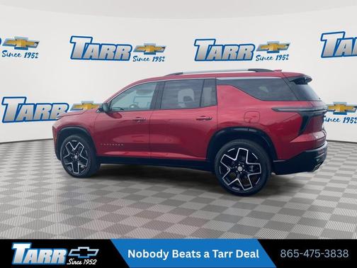 Radiant Red Tintcoat 2025 Chevrolet Traverse High Country