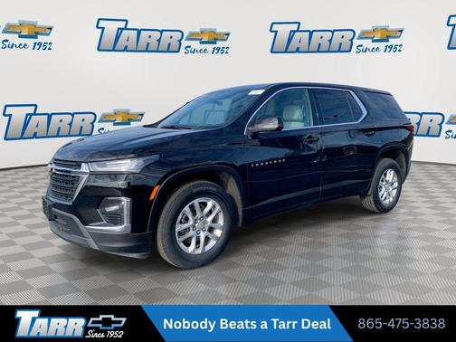Mosaic Black Metallic 2023 Chevrolet Traverse LS