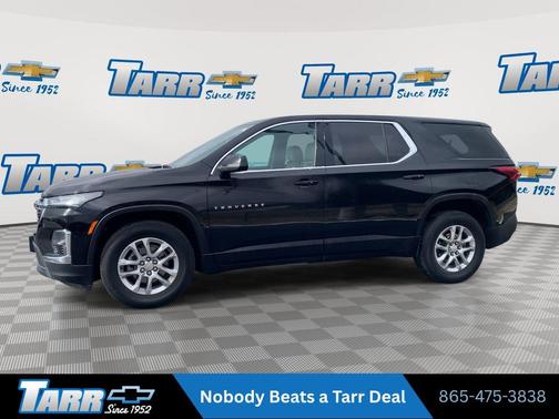 Mosaic Black Metallic 2023 Chevrolet Traverse LS