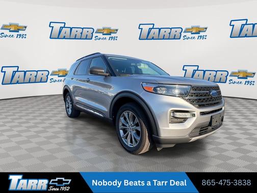 Iconic Silver Metallic 2022 Ford Explorer XLT