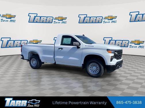 Summit White 2026 Chevrolet Silverado 1500 WT