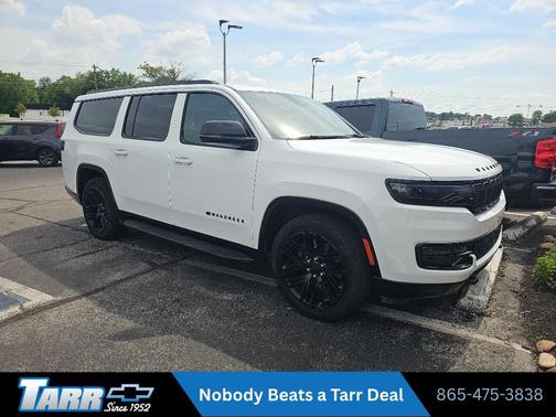 Bright White Clearcoat 2024 Jeep Wagoneer L Series II Carbide 4x4