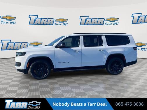 Bright White Clearcoat 2024 Jeep Wagoneer L Series II Carbide 4x4