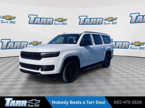 Bright White Clearcoat 2024 Jeep Wagoneer L Series II Carbide 4x4