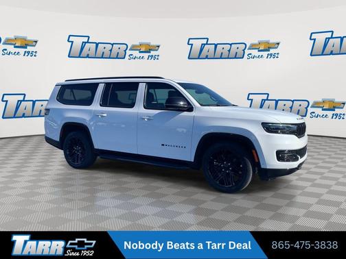 Bright White Clearcoat 2024 Jeep Wagoneer L Series II Carbide 4x4
