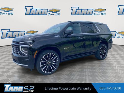 Black 2026 Chevrolet Tahoe 4WD High Country