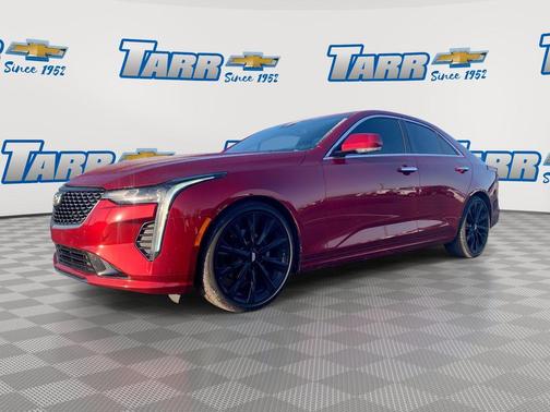 Infrared Tintcoat 2022 Cadillac CT4 Luxury
